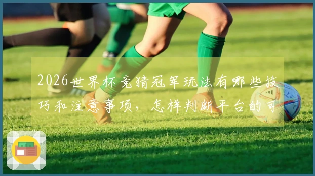 2026世界杯竞猜冠军玩法有哪些技巧和注意事项，怎样判断平台的可靠性？