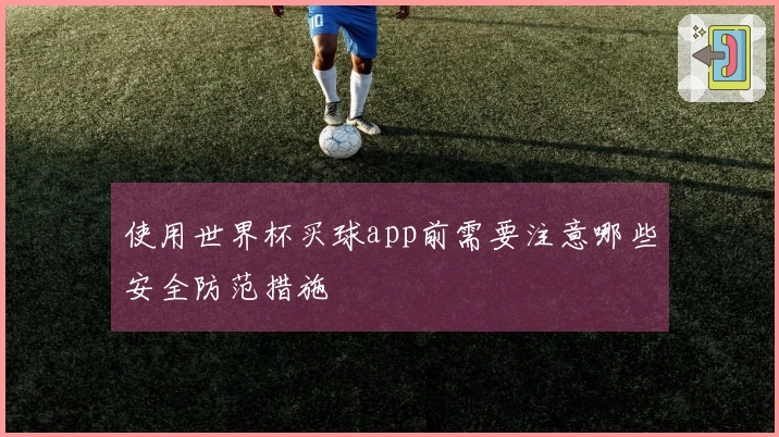 使用世界杯买球app前需要注意哪些安全防范措施